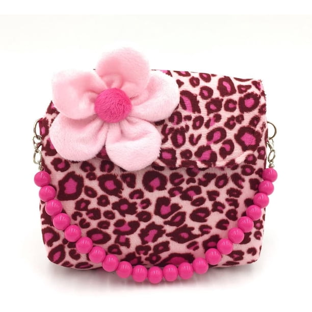 Little Girl Beauty Set Plush Flower Handbag - Walmart.com