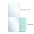 thumbnail image 3 of Kmbangi Pocket Makeup Mirror, 2X Magnification Foldable Portable LED Mirror Mini Mirror Gift, 3 of 6