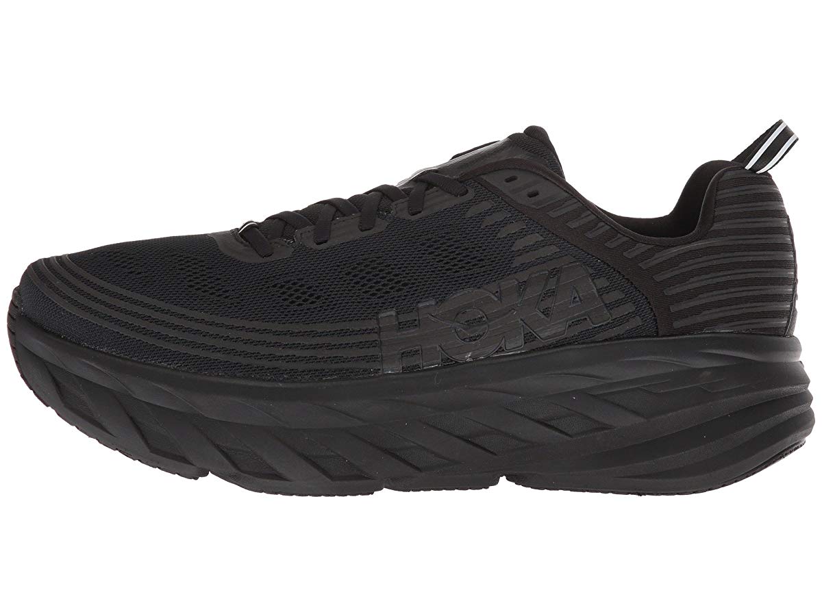 hoka bondi 6 mens black