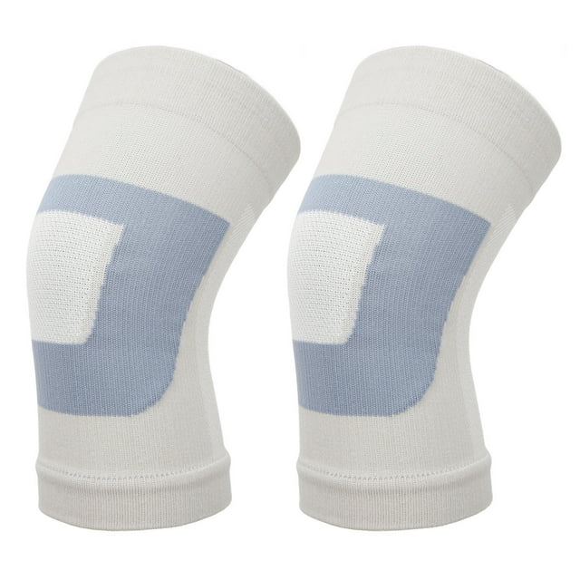 Rodillera de seda para el cuidado de las articulaciones y los músculos de la rodilla, soporte para sentadillas, funda transpirable y suave, elástica.