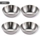 thumbnail image 4 of Salsa de acero inoxidable Platos de sushi Spice Vinagre Placas Documentos Bowls Hogar Vajilla Postre para comedor Tipo 1 4 piezas Jumpingount HA059407-01, 4 of 7