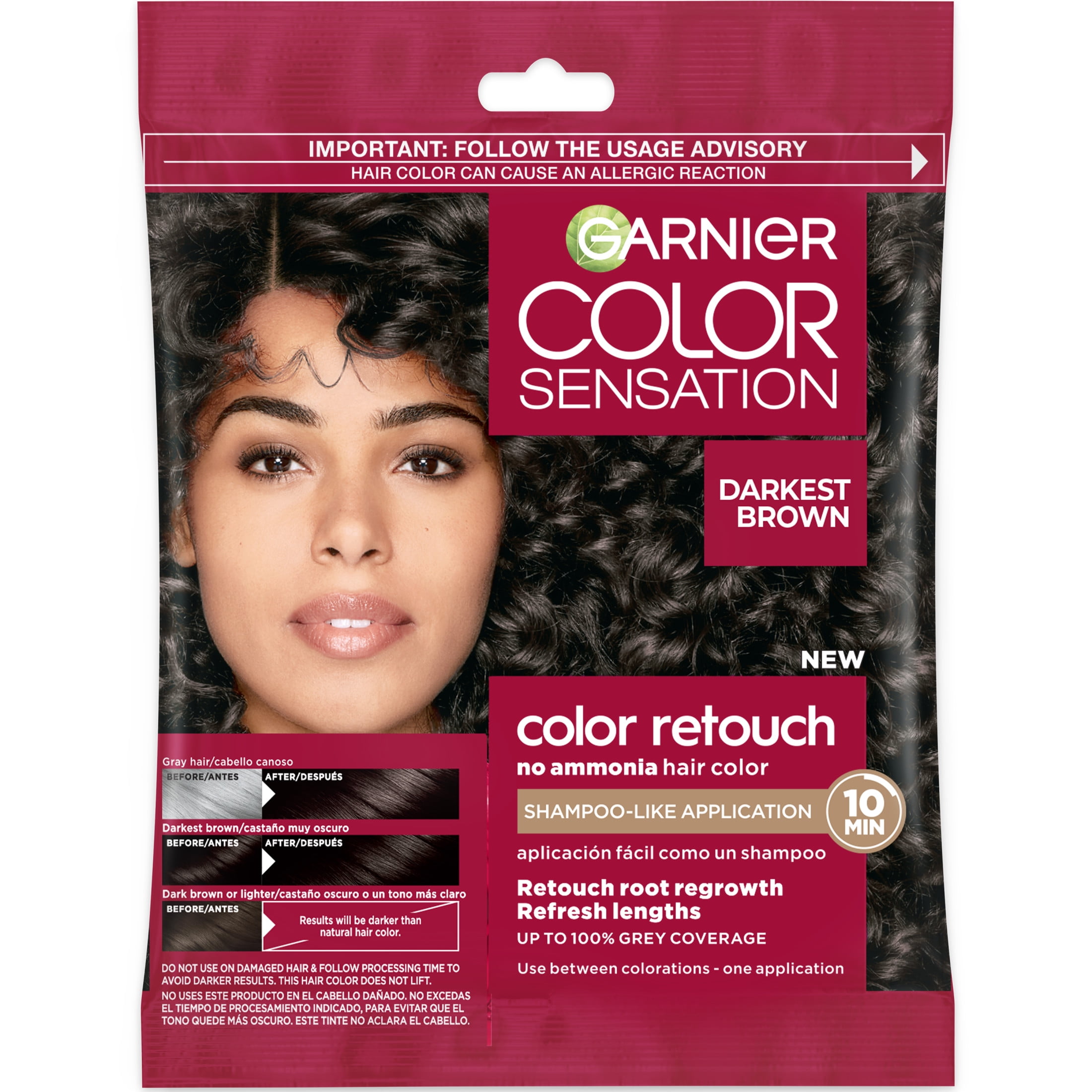 Garnier Color Sensation Hair Color Cream, 4.0 Snow Day Cocoa Dark