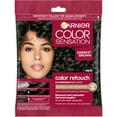 thumbnail image 3 of (3 pack) Garnier Color Sensation Retouch Permanent Hair Color for Adults, Darkest Brown, 1 Kit, 3 of 16