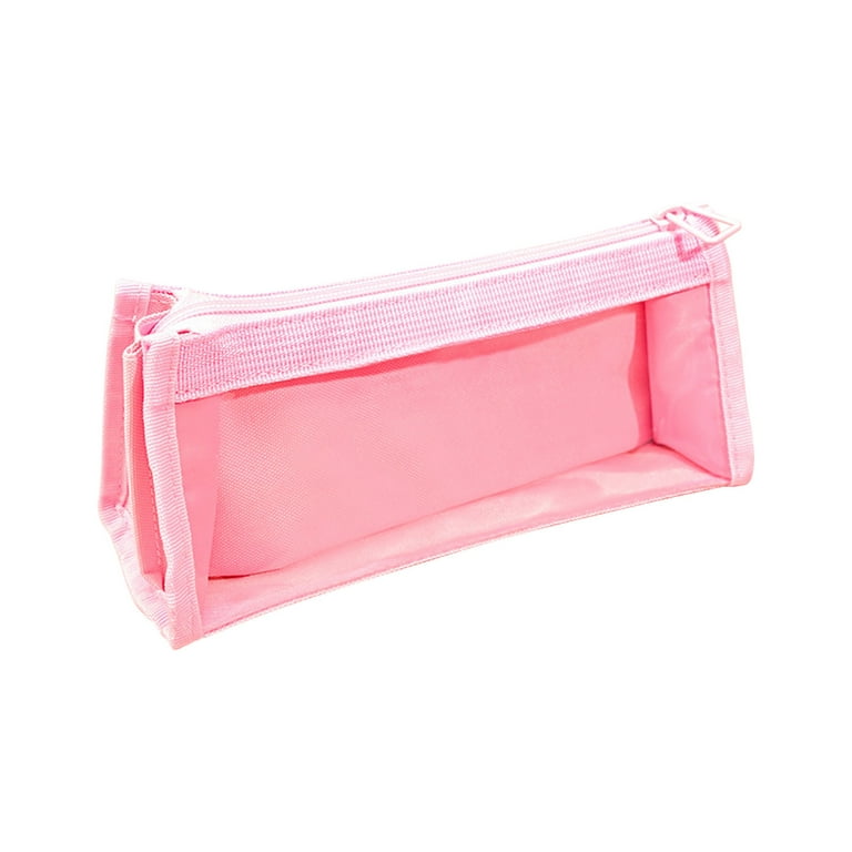 Pompotops Creative Pink Internet Ins Trendy Student Pencil Case with High Appearance, Little Pencil Case, Personalized Stationery Case, Japanese