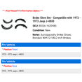 thumbnail image 2 of Brake Shoe Set - Compatible with 1972 - 1973 Jeep J-4800, 2 of 2