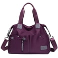 thumbnail image 1 of Bolso de mano para mujer,Bolso de hombro con múltiples bolsillos,Bolso de enfermera para el trabajo,Bolso cruzado grande,Bolso con asa superior de nailon de moda, 1 of 5