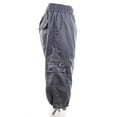 thumbnail image 4 of Men‘s Cargo Long Shorts Below Knee Multi Pocket 3/4 Elastic Capri Pants Loose Fit, 4 of 9