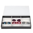 thumbnail image 4 of Jewelry Container,12 Grids Dustproof Jewelry Jewelry Display Glasses Organizer Top-Notch Performance, 4 of 12