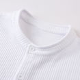 thumbnail image 5 of FRSASU Men's Dress Shirts Short Sleeve Button Down Mandarin Collar Shirt Solid Casual Summer Vacation Tops White, 5 of 9