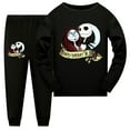 thumbnail image 1 of Pijamas de Nightmare Be for Christmas para niños, ropa de dormir de otoño e invierno, conjunto de pijamas para bebés, camiseta, pantalones, traje para niñas, camisetas de manga larga, 1 of 4
