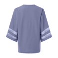 thumbnail image 5 of TINZ Casual Jacket Dailywear V Neck Solid Color Comfortable Designer Outerwear Open Front Summer Plus Size Short Sleeve Shirts Blouses Womens Button down Long Sleeve Cardigan Cardigan Sweatshirt, 5 of 5