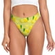 thumbnail image 1 of Balery Bright Lemons Tangas de Algodón para Mujer con Estampado – Ropa Interior Sexy, Transpirable, G-string-4X-Large, 1 of 6
