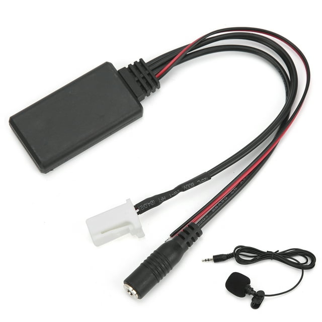 Audio Adapter, Easy To Install Car Bluetoothcable Compact Size Blueooth Function For Phone Pad Mp3 For Car Speakers
