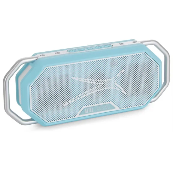 Altec Lansing HydraWave Bluetooth Portable Speaker with Accessories Included, Hydra 2.0 Aqua Blue