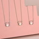 thumbnail image 1 of Cadena de clavícula pequeña con cuentas de concha circulares de plata de ley 925, joyería de plata, 1 of 2
