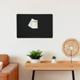 thumbnail image 3 of Miangastore Memo Felt Board Simple Design Home Use Daily 1 Set 23.6x15.7x0.3in, 3 of 9