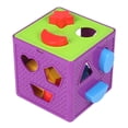 thumbnail image 2 of ZLight Educational Shape Matching Cube Toy Baby Activity Sorter Colorful Geometric Blocks For Skills Development Activity Cube, 2 of 6