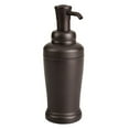 thumbnail image 2 of iDesign Kent Plastic Liquid Soap Pump and Lotion Dispenser for Kitchen, Bathroom, Sink, Vanity, 3.46" x 3.46" x 8.43", Bronze, 2 of 7