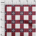 thumbnail image 1 of oneOone Viscose Chiffon Fabric Check Ikat Print Fabric BTY 42 Inch Wide, 1 of 4