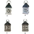 thumbnail image 4 of Vintage Candle Box with Handle Outdoor Candlestick Lamp Classic Hanging Lantern Home Decoration Table Wedding Accessories, 4 of 7