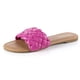 thumbnail image 1 of Sandalia FITORY plana sin cordones con correa trenzada rosa, talla 8, 1 of 9
