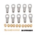 thumbnail image 2 of Ounissouiy Soporte de cabeza de bola de 10 piezas, extremo de varilla de enlace de junta de Material Premium CNC, práctico para instalar piezas Kits de construcción modelo, 2 of 6