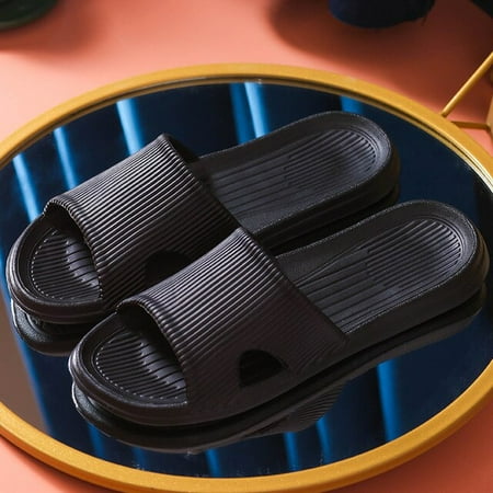 

CoCopeaunt Ladies Soft Sole Slide Sandals Leisure Summer Beach Eva Soft-soled Sandals Casual Men Ladies Indoor Bathroom Anti-slip Shoes