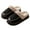 Black, variant on Platform Slippers for Women Plush Fluffy Cute Memory Foam Slip on House Shoes Winter Suede Loafers