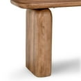 thumbnail image 5 of PEMBERLY ROW Wood Umber Curvilinear Design Console Table, Natural, 5 of 6