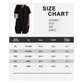 thumbnail image 6 of TIYOMI Plus Size Black Tops For Women Summer Round Neck Short Sleeve Shirts Pocket Solid Tunic Tops Casual Long Tops Blouses Loose Fit T-Shirts XL 14W 16W, 6 of 6