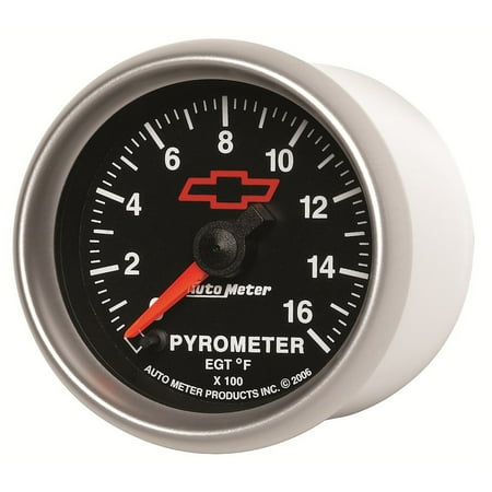 C3 C4 C5 C6 C7 Corvette 1968-2014+ Autometer 2-1/16 inch Pyrometer 0-1600F - GM Black