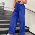 thumbnail image 5 of Tbopshirt Cargo Pants for Women Clearance Deals,Womens Pants,Women's Street Style Fashion Design Sense Multi Pocket Overalls Low Waist Sports Pants,Gifts for Women,Spring Savings, 5 of 8