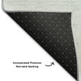 thumbnail image 6 of HomeRoots 655832 5 x 8 ft. Green & Ivory Geometric Transitional Washable Machine Made Rectangle Area Rug with UV Protection, 6 of 8