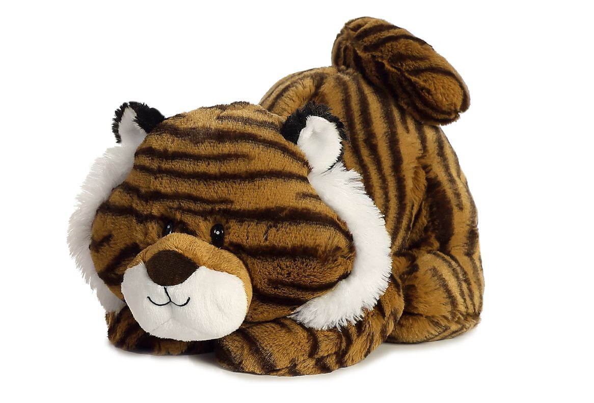 NEW Tushies Growler Tiger 11"/ 28cm Cuddly Plush Teddy Soft Toy AURORA 16858 