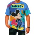 thumbnail image 3 of Camiseta con estampado de Mickey Mouse de Disney para hombre, ropa informal de moda urbana de verano para hombre, holgada, cuello redondo, secado rápido, manga corta, ropa para niños, 3 of 5