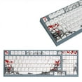 thumbnail image 4 of ZPAQI Flower Keycaps Plum Blossom Multiple Languages for Game Mechanical Keyboards, 4 of 21