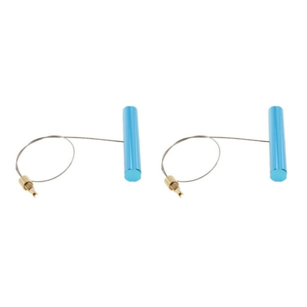Sidaley Extractor de vástago de palanca de válvula de motocicleta, herramientas de limpieza, herramientas de pesca de neumáticos con Azul 2piezas