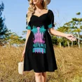 thumbnail image 3 of Miami Vice - Retro 80s Design Essential . Sleeveless Dress dress for women beach dresses Woman's evening dress, 3 of 7