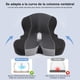 thumbnail image 3 of Cojín de Espalda y de Silla Combinado, Cojin para Coxis y Soporte Lumbar de Espuma Memoria, Almohada Lumbar Kit Ergonómica, Aliviar La Ciática, con Funda Lavable, para Auto, Oficina, Hogar, 3 of 9