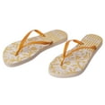 thumbnail image 2 of Piruna Women's Flip Flop Sandal Lines Gold, 2 of 2