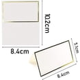 thumbnail image 3 of Zshan 50 Piece Foil Stamped Table Cards Wedding Name Guest Seating Card Sign In Card, 3 of 5