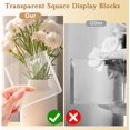 thumbnail image 4 of Ngdiluxury 4Pcs Acrylic Blocks for Display,Square Clear Polished Acrylic Block Risers Display Stands Transparent Solid Acrylic Cube Photo Props Pedestal Stand for Jewelry Perfume Figure Collectibles, 4 of 7