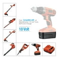 thumbnail image 4 of 1 Pack 6.0Ah 18V Lithium Battery for Black & Decker HPB18 HPB18-OPE 244760-00 A1718 18 Volt  Power Tools Battery, 4 of 7