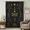 CharcoalBlack,AntiqueBronze,SoftEmerald,Celadon, variant on Black Night Sky Sheer Curtains 96" Long for Living Room, Mystic Golden Sun Moon Star Leaves Butterfly Light Filtering Privacy Drapes, Breathable Semi Sheer Window Treatment for Bedroom Dining Room