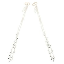 LOLIPPYY 2Pcs Stuffed Animal Corner Net Cotton White for Storage Stand