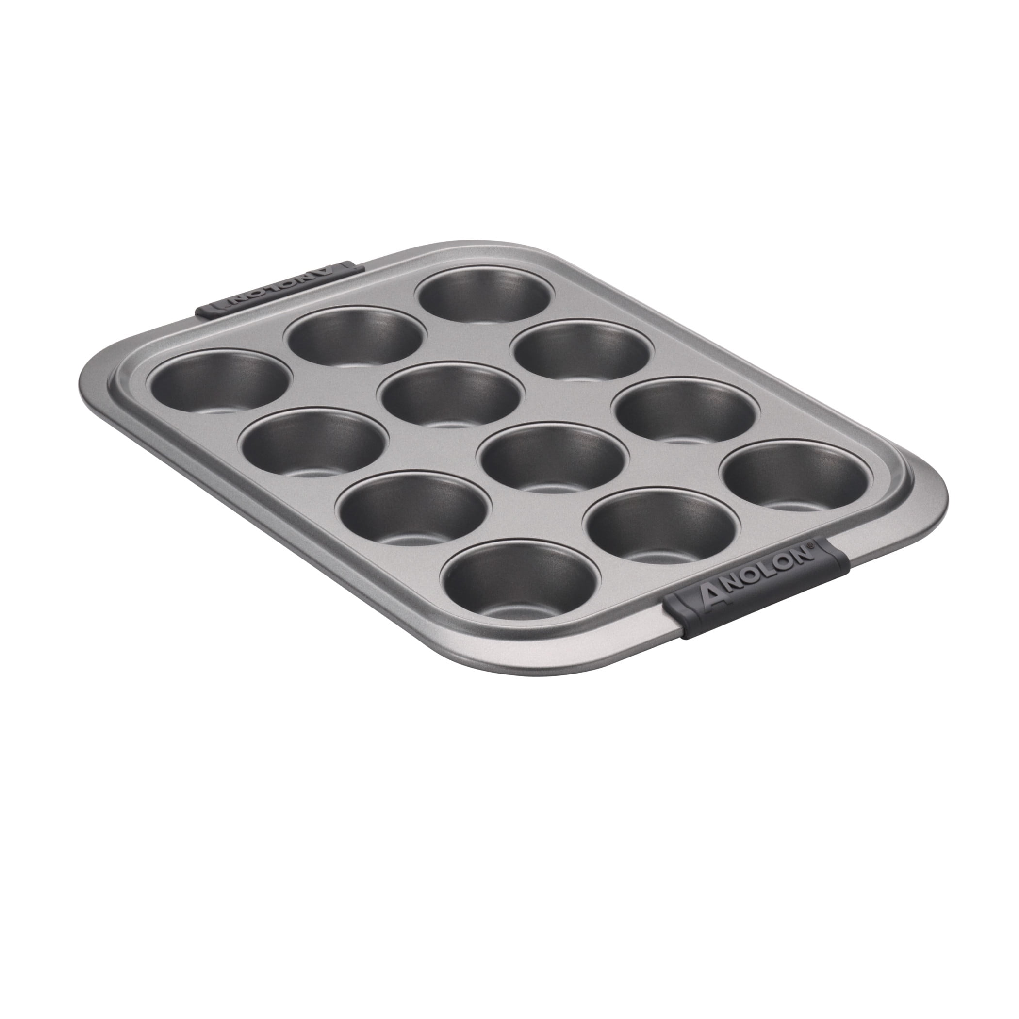 Saveur SELECTS 12-Cup Saveur Muffin Pan, Gray