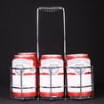 thumbnail image 3 of 6 Bottle Holder Party Basket Rack Caddy Stand for BBQ Hotel Bar Bottles, 3 of 7