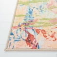 thumbnail image 5 of SAFAVIEH Paint Brush Josif Floral Area Rug, Blue/Blush Pink, 7'9" x 10', 5 of 13
