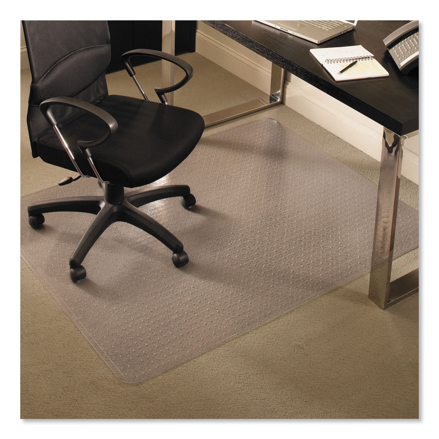 Floor Mat for Office Chair -Desk Mat&Office Mat for Hardwood Floor-Sturdy&Durable Rolling Chairs Immediately Flat When Taken Out of Box: 30x48 Polycarbonate Office Chair Mat for Hardwood Floor 