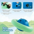 thumbnail image 4 of Topcobe 7.5 Foot Giant Inflatable Dome Rocker Bouncer with 6 Built-in Handles for Kids, Blow Up Giant Rocking Ball Playground Equipment, Indoor Outdoor Game Toy Gifts, Green, 4 of 8